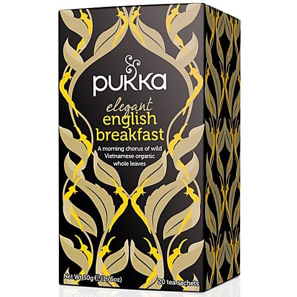PUKKA ENGLISH BREAKFAST ORGANIC HERBAL TEA BAGS x 20